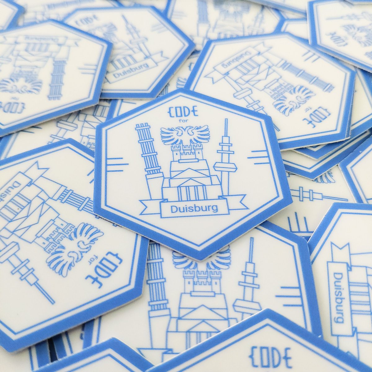 codeforduisburg's tweet photo. Code for Duisburg Sticker dürfen natürlich nicht fehlen!
Habt ihr ein Projekt z. B. einen Feinstaubsensor #airrohr das dringend einen Sticker benötigt? Dann schreibt uns eine Mail an info@codeforduisburg.de
#codeforduisburg #sticker #duisburg #opendata #civictech #codeforde https://t.co/4pLf5dCNU7