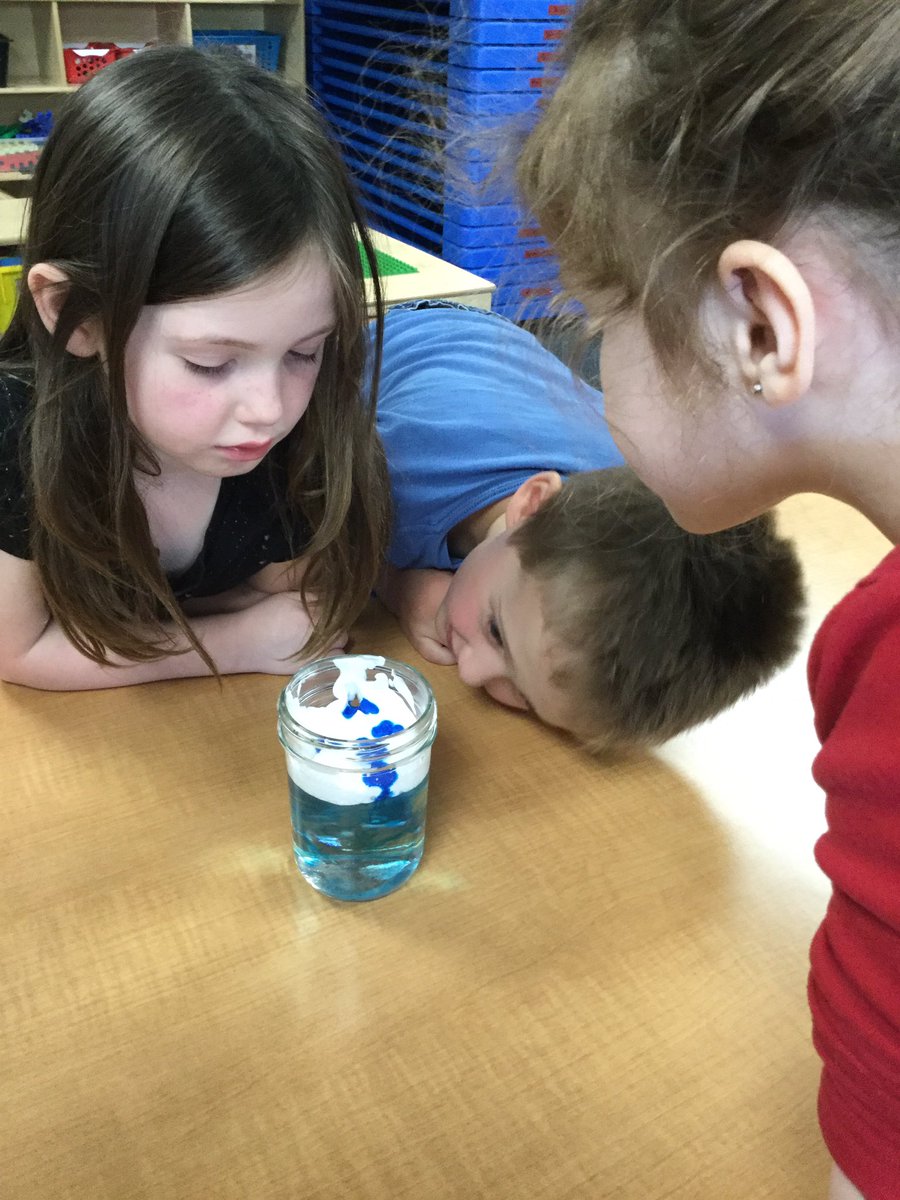 MsCatrina_P1's tweet photo. Preschool 1 class is studying Weather, they really enjoyed making a rain cloud in a jar!!! https://t.co/MiW1l3fSD1