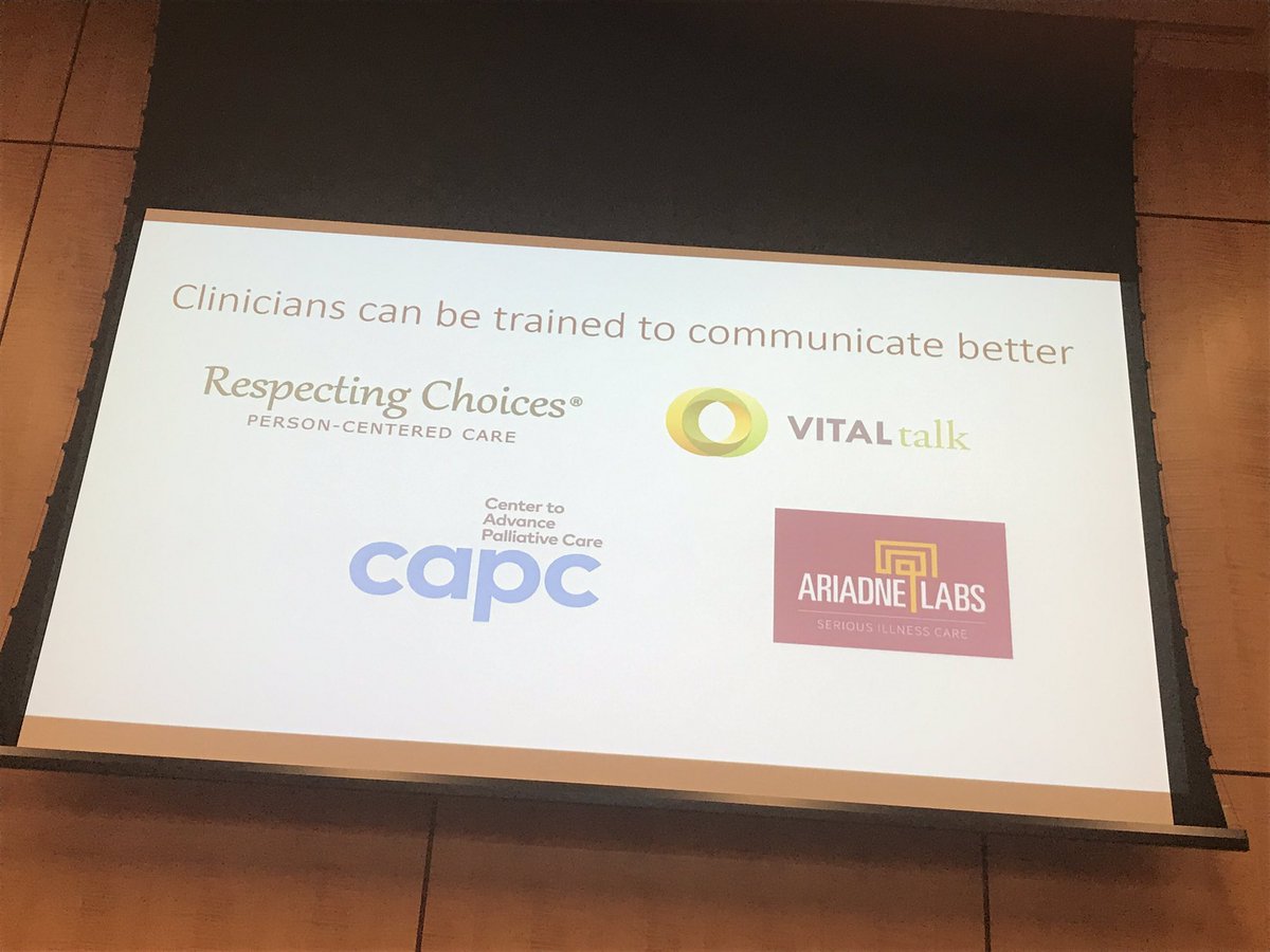 Communication enables goal-concordant care and is key to driving equity in healthcare. @dbljsndrs. Clinicians can be taught to communicate better with their patients and there are trainings available to help clinicians improve their skills.
