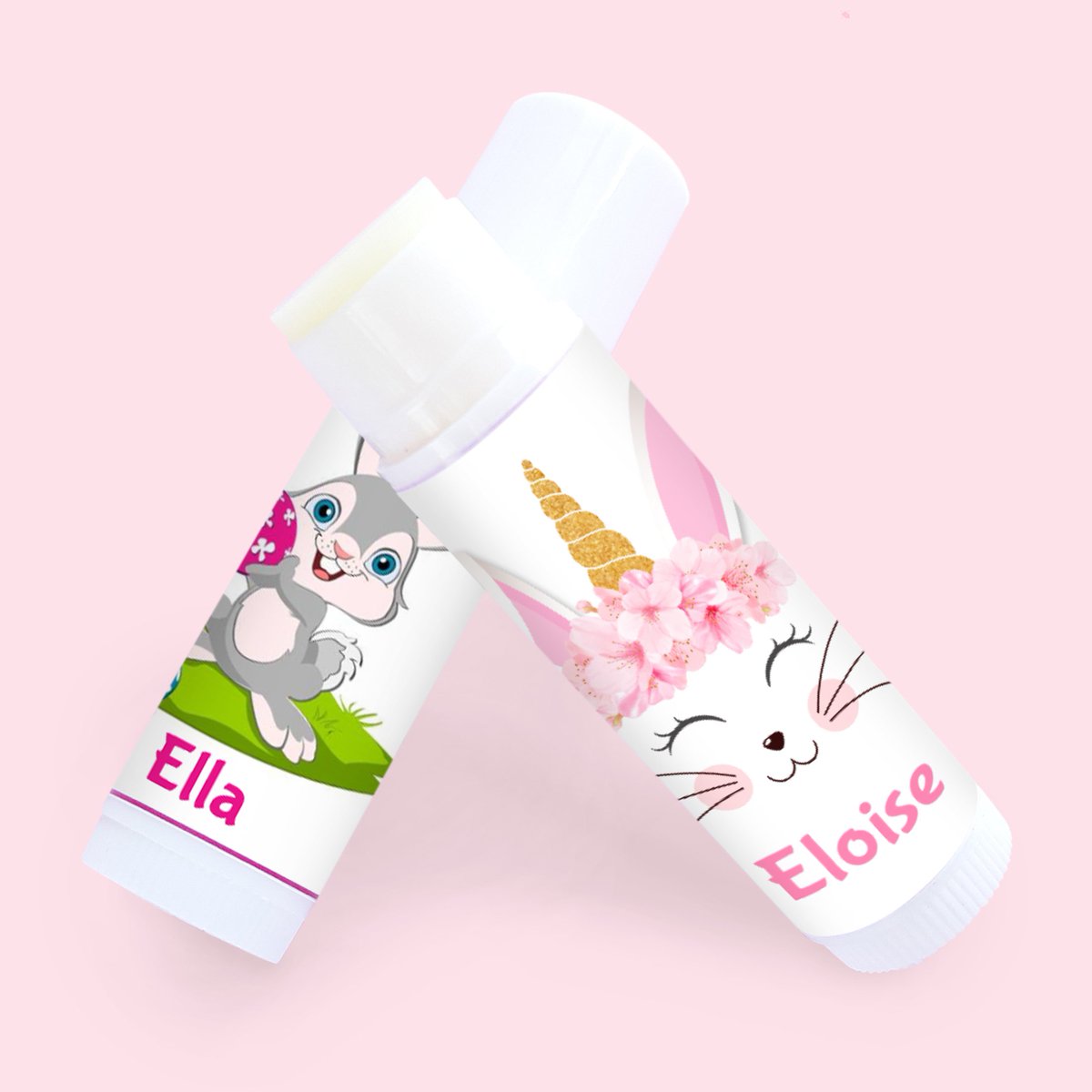 Personalised Lip Balms... A one-of-a-kind Easter Gift that no one else has!
#womaninbiz #wnukrt #EarlyBiz #uksopro #etsy #Etsyuk #Easter #easterbunny #Easter2019 #egghunt #kidseastergifts #lipbalm
