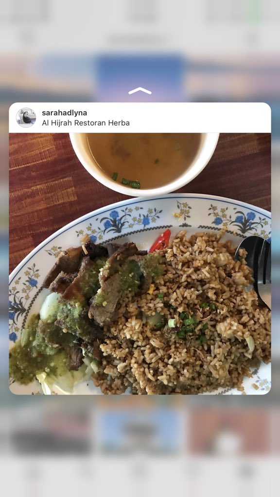  Kedai Makan Al-hijrah Oasis, Bukit Bayas (Breakfast-Lunch)Datang sini aku suggest korang try nasi goreng daging bakar diorang. #TernakLemakBersamaSaroh