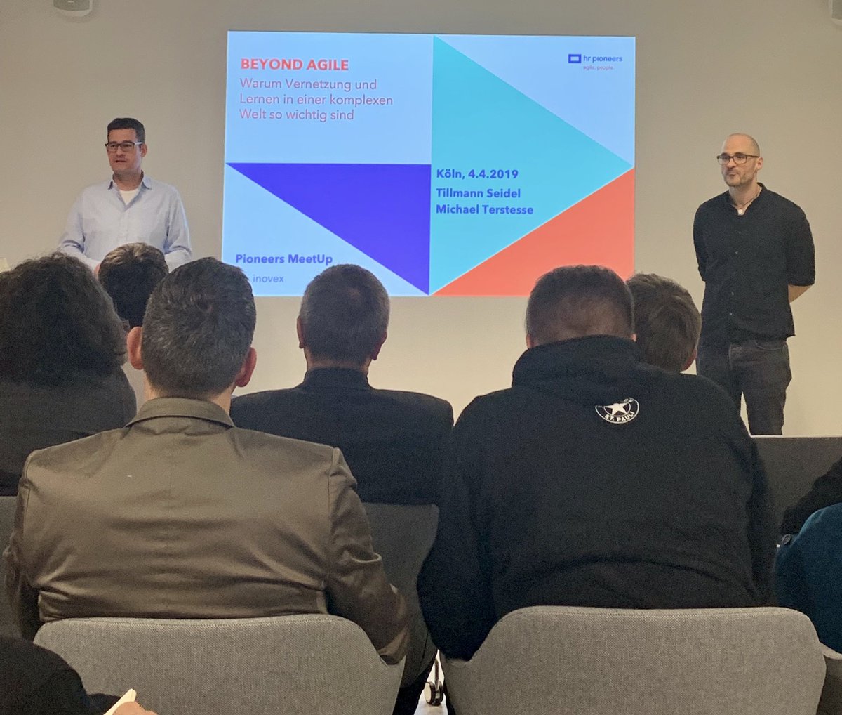 inovexgmbh's tweet image. #BeyondAgile - Warum Vernetzung und Lernen in einer komplexen Welt so wichtig sind! Darüber sprechen wir heute beim #Meetup mit @hrpioneers_com.
