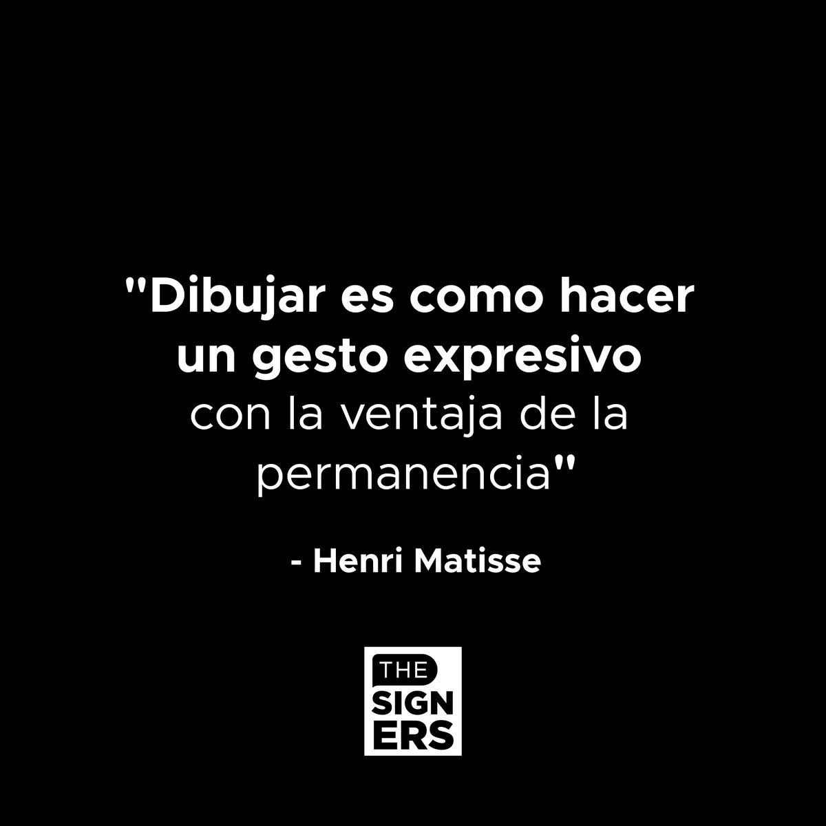 _TheSigners's tweet photo. "Dibujar es como hacer un gesto expresivo con la ventaja de la permanencia"
-Henri Matisse

#innovacion #diseño #creatividad #diseñadores #frases #designthinking #emprendedores #creativos #thesigners #Soluciones #Negocios #ideas #curiosidad #dibujo #arte #artistas #expresion https://t.co/uhXk0DqHlg