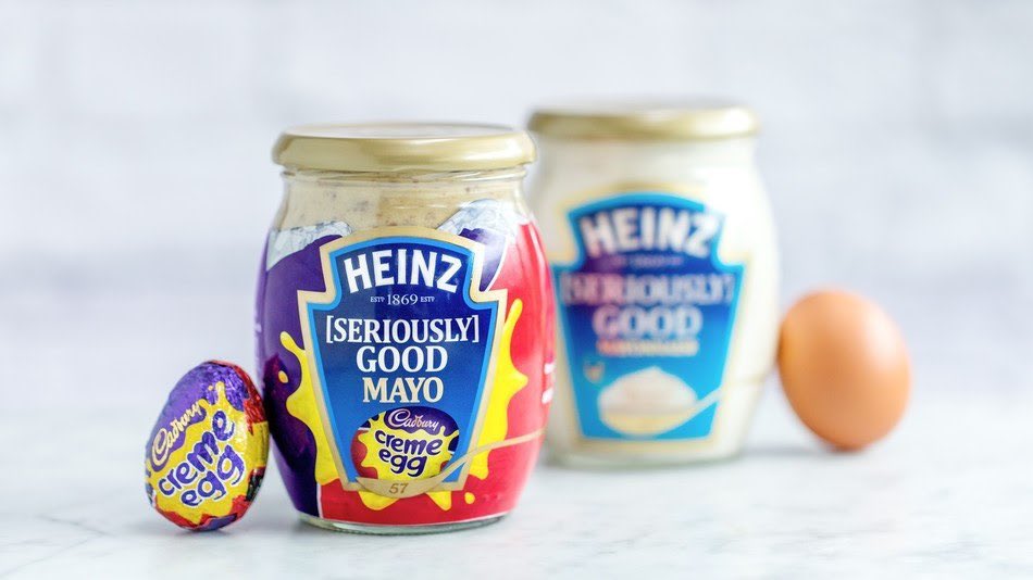 Now I can not stand Mayonnaise but imagine a <a href="/CadburyUK/">Cadbury UK</a> Creme Egg spread....😈