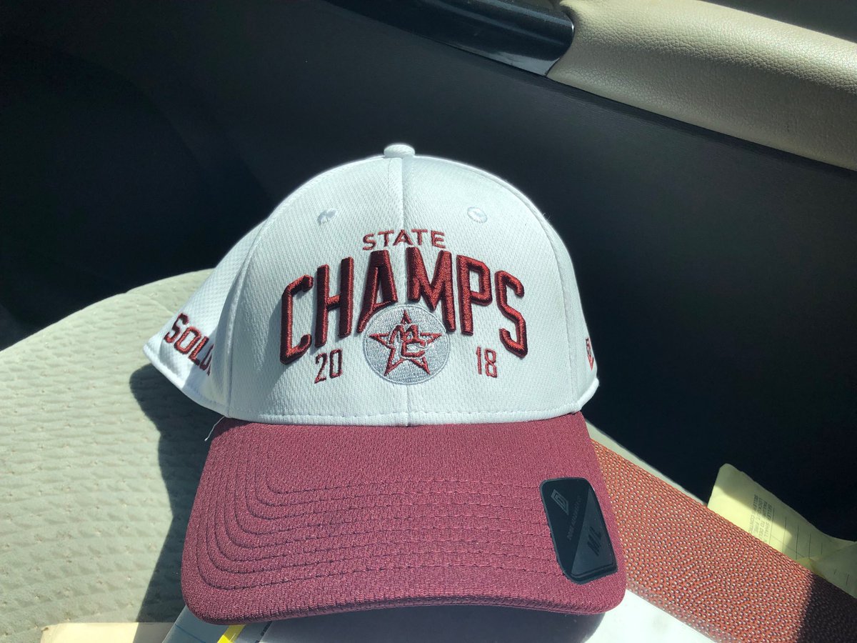 kylemckaig's tweet photo. Thanks Coach Coe at Madison county HS for hooking me up with one of your sweet Dome state champion hats.  #winning. https://t.co/zeuJuQy0oW