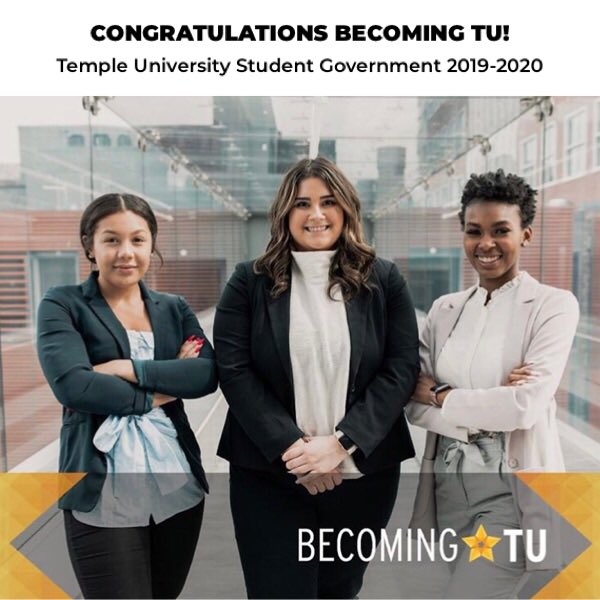 TempleTSG's tweet photo. Here are the results to the 2019-2020 TSG elections! We are so proud of all the Executive and Parliament candidates and wish we wish nothing but luck to those who will be taking office! https://t.co/dZ9aObK8GU