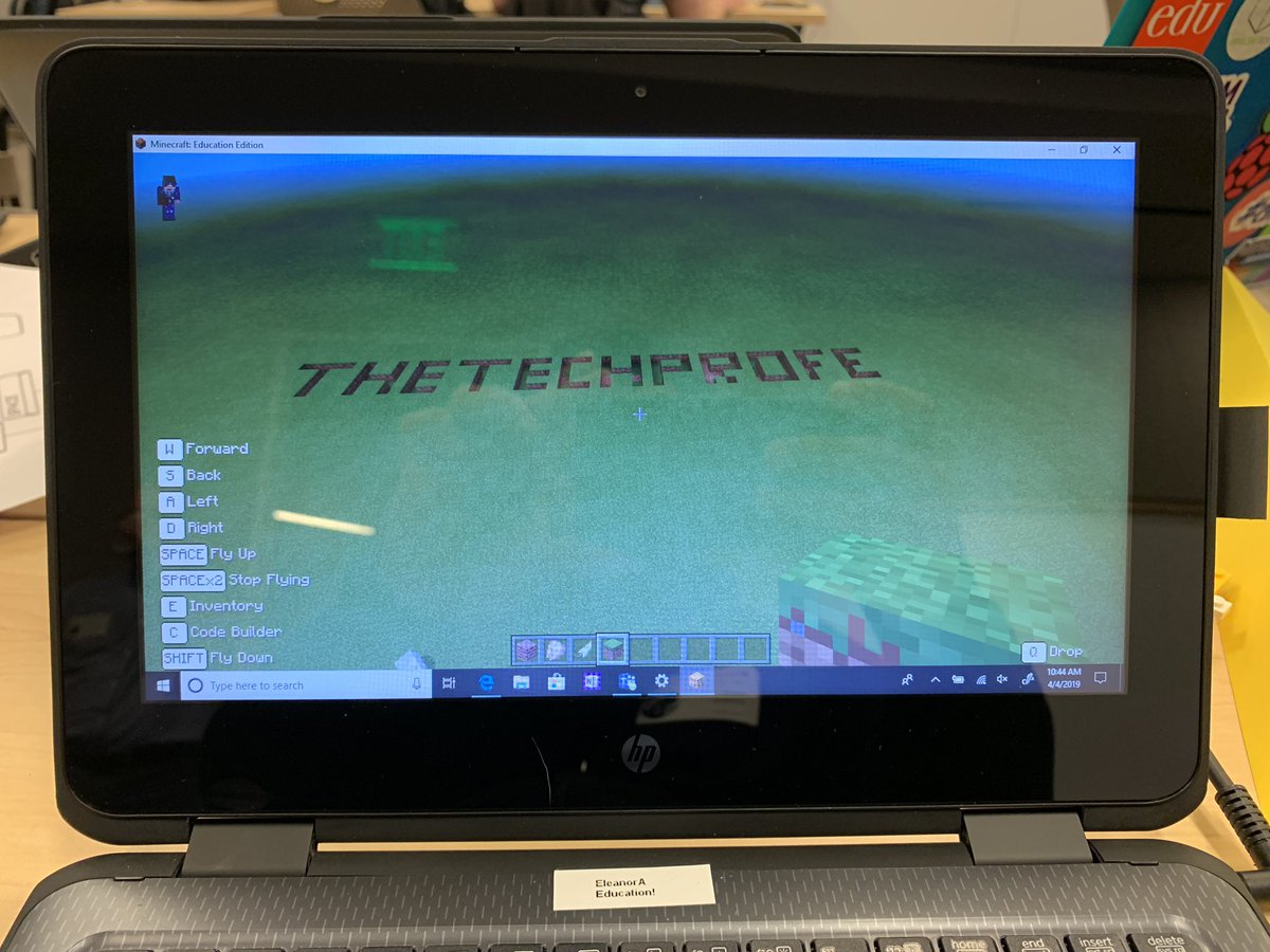 TheTechProfe's tweet photo. My first #MinecraftEdu creation :-) #exploremsftinedu #WeAreSCCOE #DigitalVAGOS!!! https://t.co/g68Fz0YqhZ