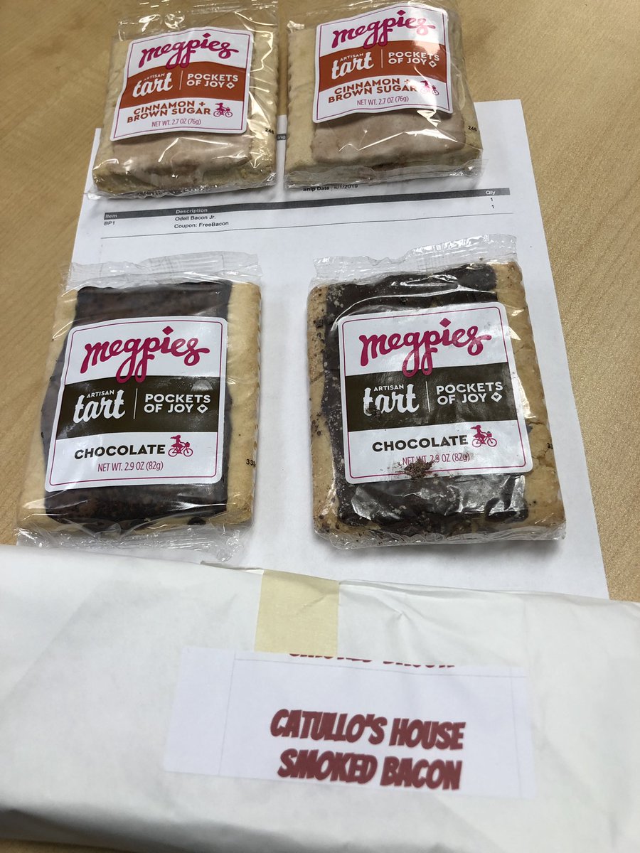 aaronmargo's tweet photo. @CatulloMeats got my Odell Bacon Jr package today! ๐ฅ #freemeats #HereWeGoBrownies #obj #DawgCheck #DawgPound https://t.co/cOJKGT3V19