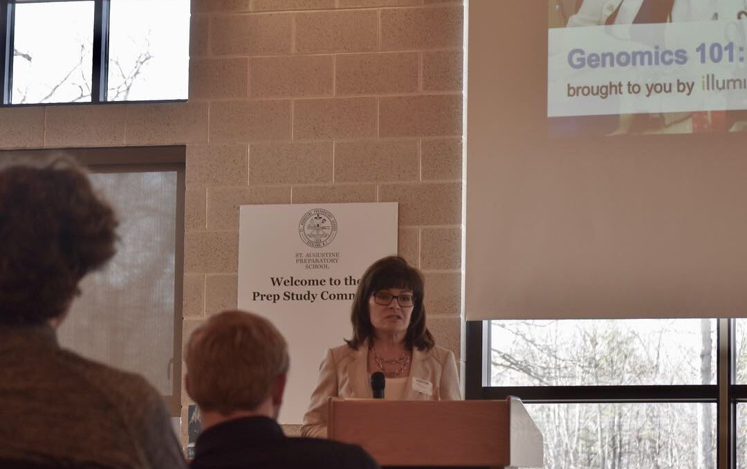 StAugustinePrep's tweet image. Today our students had the opportunity to hear from industry leading professionals in the field of Genomics, from @illuminainc!! #Hermitpride #Brotherhood