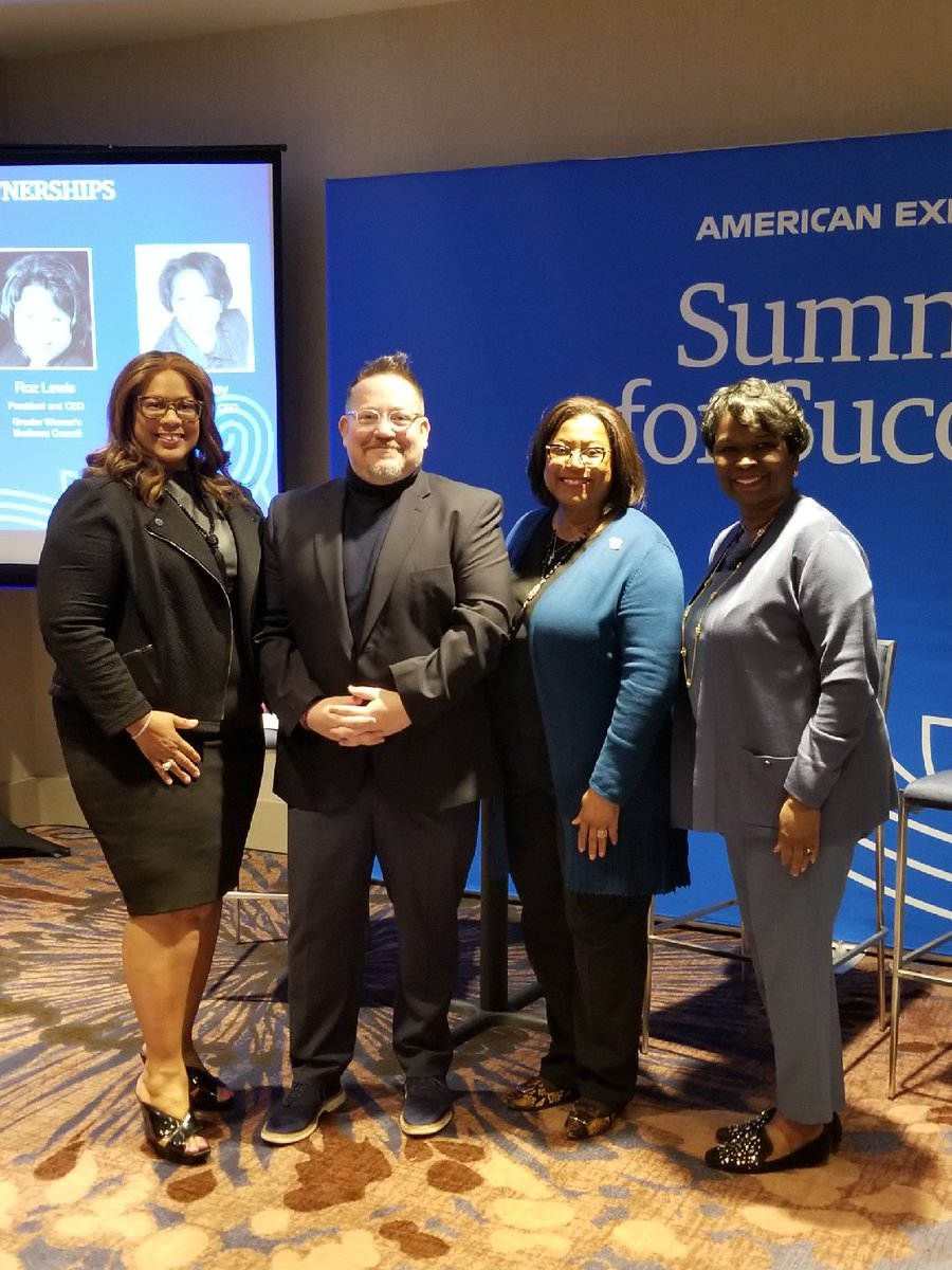 WIPPWeDecide's tweet image. #TBT WIPP&apos;s @CandaceWaterman was part of a panel at the @AmericanExpress #SummitforSuccess with our strategic partners: @NGLCCJustin @GwbcRoz &amp;amp; @GMSDC #WIPPInAction