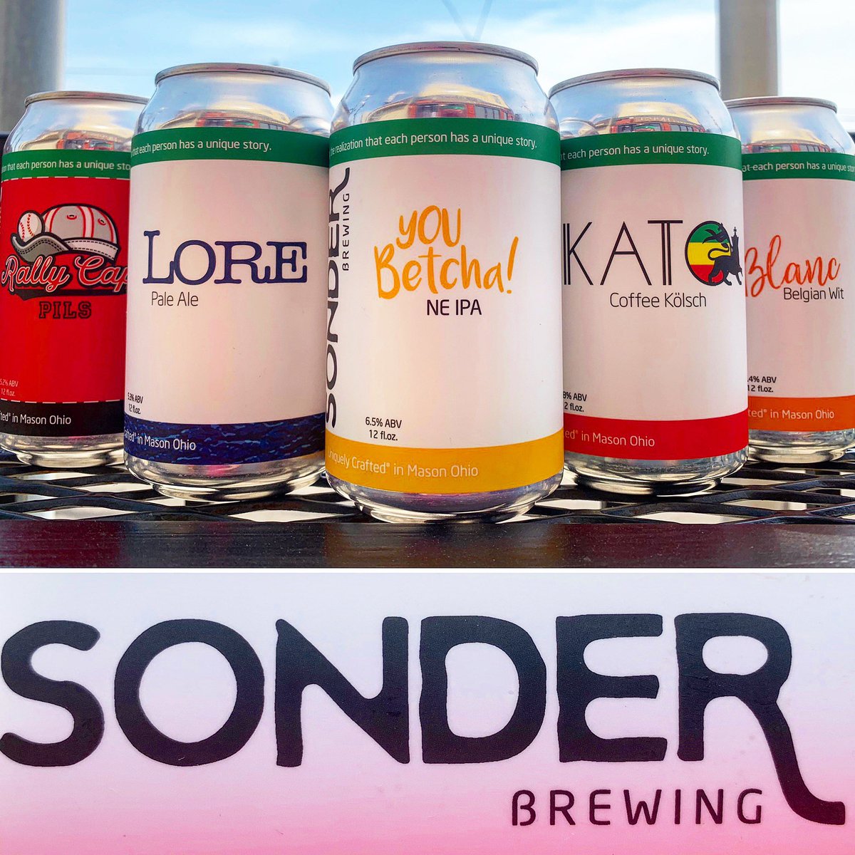 barrelhousetap's tweet photo. @SonderBrewing in Dayton!? You betcha! These fresh freshies just landed on our shelves from our friends in Mason! Pro tip: the You Betcha NEIPA was canned yesterday. #DaytonLovesBeer #craftbeer #beegeek #beer #beerporn #faf #dayton #dyt https://t.co/YZ4J6wNEmp