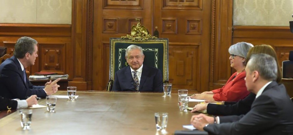 CIIEITZacatepec's tweet photo. INADEM_SE: RT GMarquezColin: Esta mañana acompañé al Presidente Andrés Manuel lopezobrador_ a recibir en Palacio Nacional al Sr. Roberto Azevêdo, Director General de la OMC_es wto #LibreComercio MX_WTO_MISSION https://t.co/hmUkllBte3