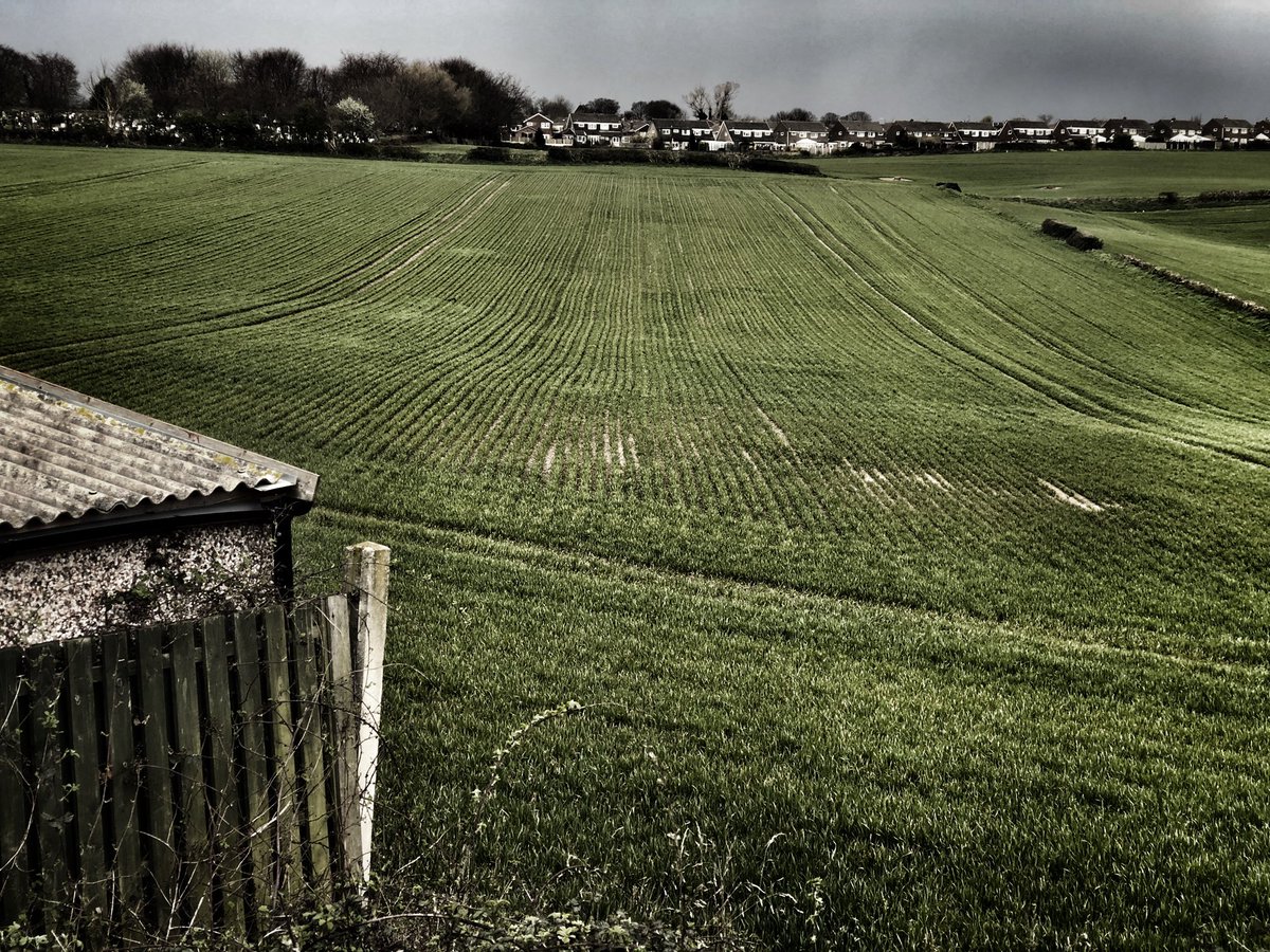sini_b's tweet photo. somewhere in this world 🌎 #DailyWalk #WalkFromWork #StormHour #abandonement #field #Sheffield #SheffieldHour https://t.co/LtJdhkPCZM