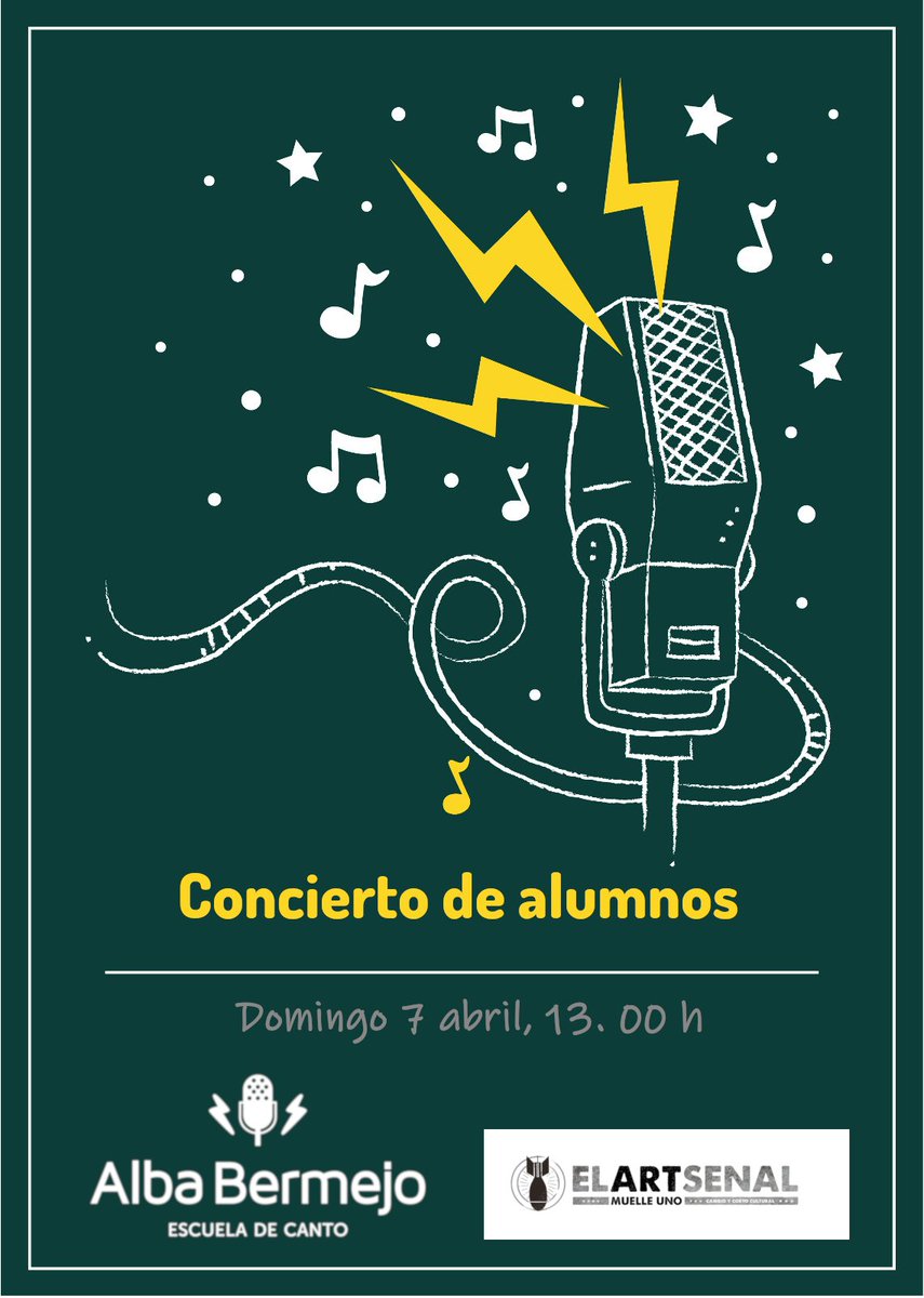 El domingo a las 13:00h tendremos concierto junior de la Escuela de Canto Alba Bermejo 🎤❤️
#culturamalaga #Malaga