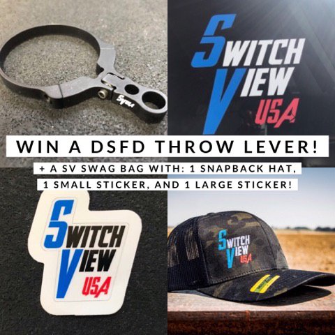 MGMSwitchview's tweet photo. APRIL GIVEAWAY 💥Win a Free Throw Lever + Swag Bag: Details Inside!💥 - https://t.co/G4utpuTBa0 https://t.co/nB8KFXU11r
