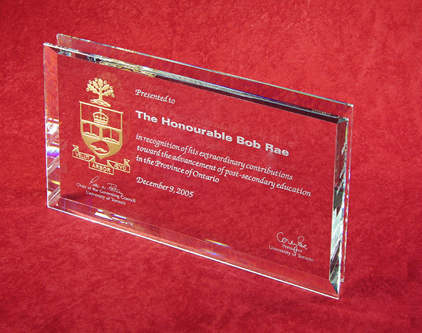 PresEnvironment's tweet photo. Stunning optical crystal recognition pieces we designed and produced for U of T over a decade ago.  #TBThursday #DonorRecognitionDoneRight #Recognition https://t.co/bUW9yQMuUD