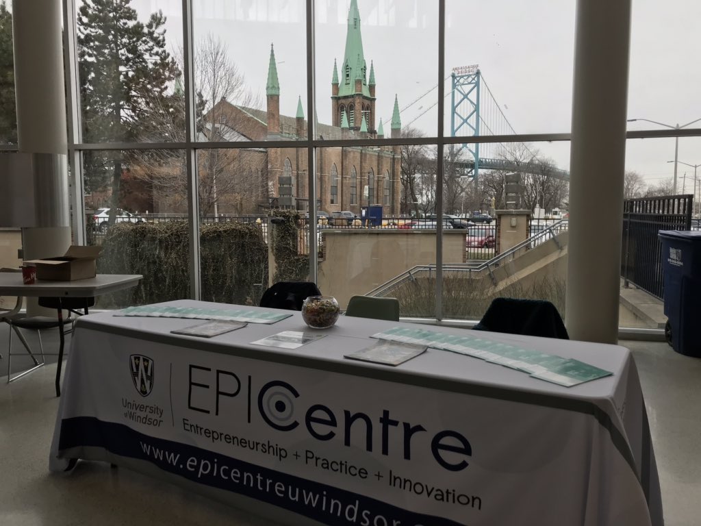 Come visit our booth today in the CAW Student Centre during <a href="/EnactusWindsor/">Enactus Windsor</a> #Youthrive