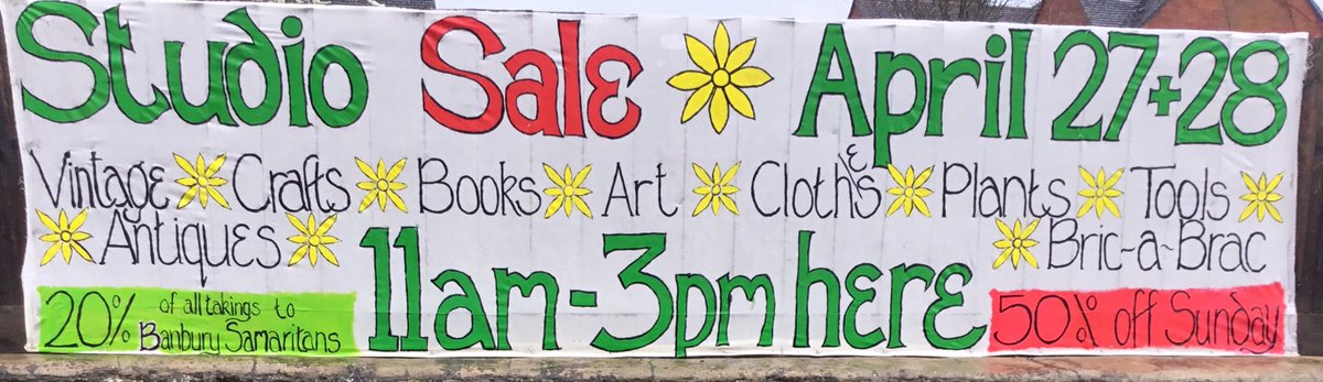 Bridgerenewal1's tweet photo. Got my big banner out in the rain... come along the last weekend in April. https://t.co/BOqqX9huhI