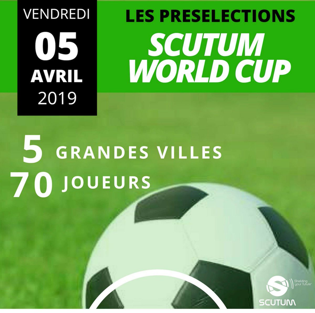 Demain démarrent les présélections pour la Scutum World Cup. 70 joueurs venus de toute la France s’affronteront lors de matchs dans cinq grandes villes pour tenter de participer au tournoi européen du 7 juin. Restez connectés !     
#JeudiPhoto #footballcup #teamspirit