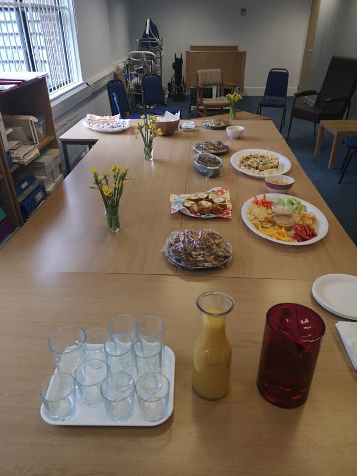 oxfordaunts's tweet photo. Tea Party Afternoon for our carers #welldeserved #party #homemade https://t.co/5OZjFzUYhF