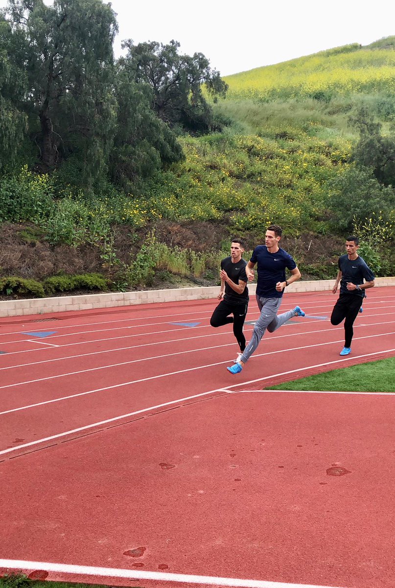 Eagles Field will be our playground for the coming weeks! LA is always a good work environment 🏃‍