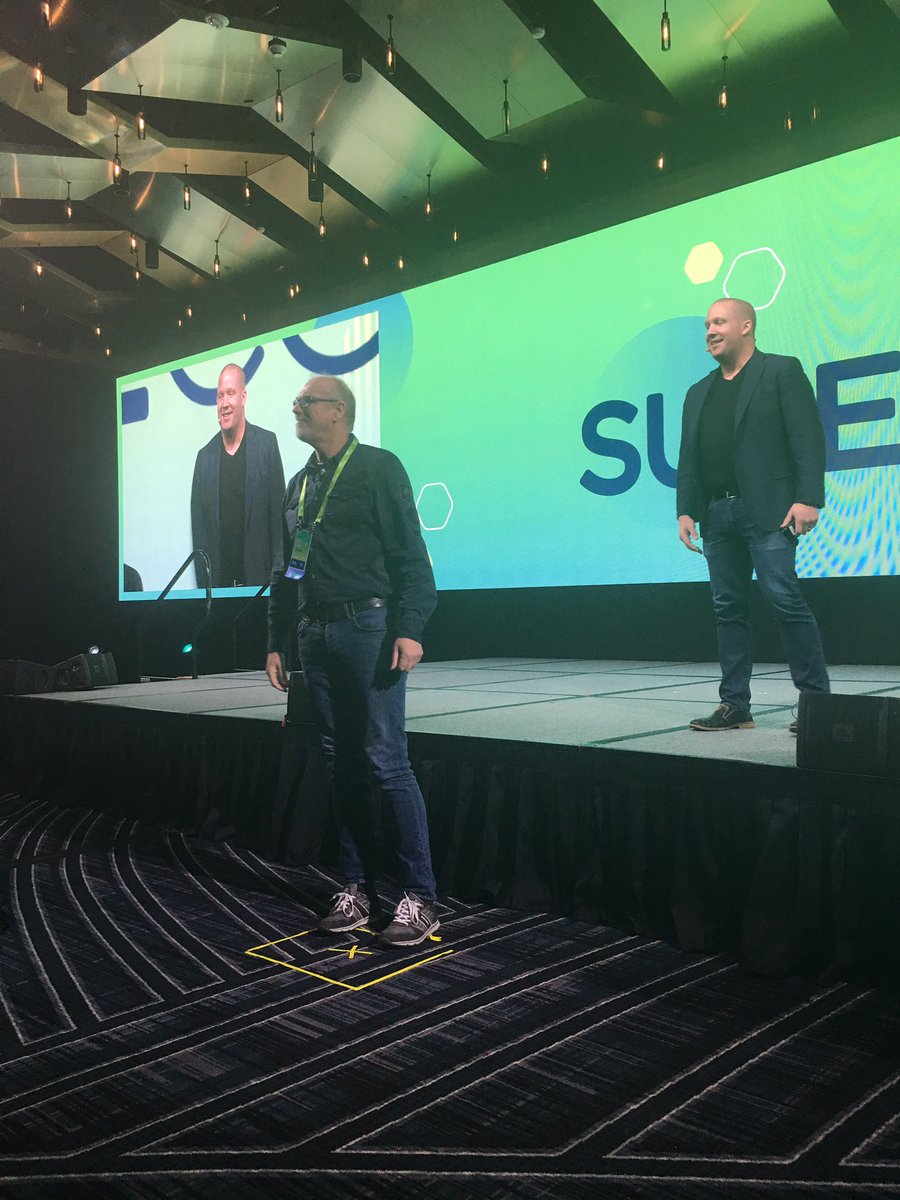 SUSE's tweet photo. #SUSECON parody song contest winner Jochen Sielck of Dataport https://t.co/m2251WliSv