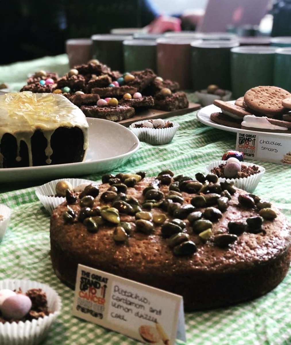 FiftyFiftyPost's tweet image. Thursday treats - bake off style! Today we hosted The Great Stand Up To Cancer Bake Off to raise some money for @SU2CUK. Lovely to see (and taste) all the staff's cakey contributions, and all for a good cause! 🎂😋 #GBBO #clienttreats #bakeoff #eastertreats #standuptocancer #su2c