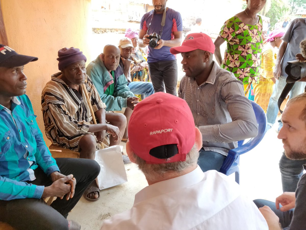 MartinRapaport's tweet photo. Feeling the People. Learning their World.
@Rapaport #TradeMission Visiting #Koryardu Village where The #PeaceDiamond was Found https://t.co/4hso1smfiM