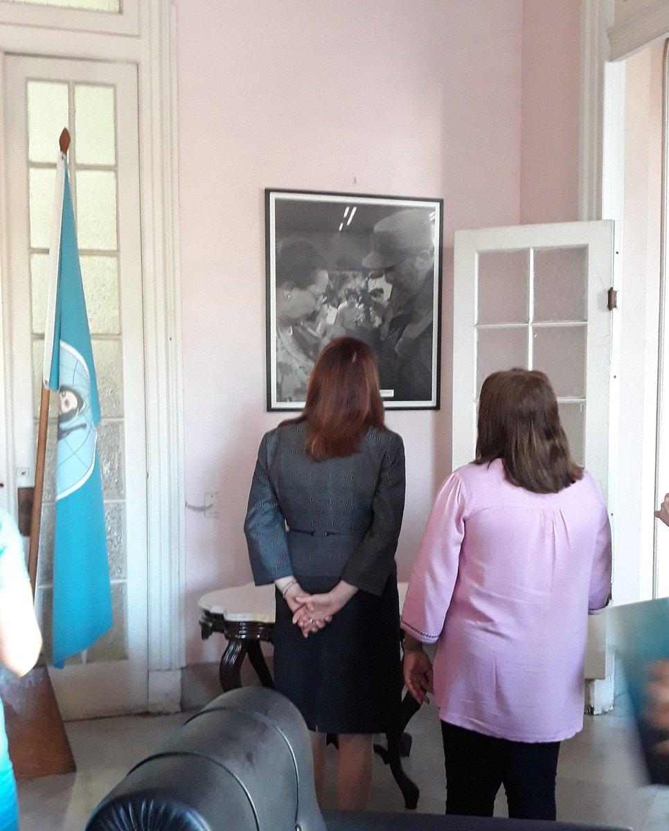 CUBAONU's tweet photo. 🇨🇺#AHORA
Encuentro de @UN_PGA @mfespinosaEC y la Secretaria General @FMC_Cuba @TeresaBoue para dar seguimiento a los temas tratados en la Comisión de la Mujer #63CSW de @ONU_es 

@CubaMINREX @DPRCubaOnu @MonicaGrayley https://t.co/0RaKjZuFTR