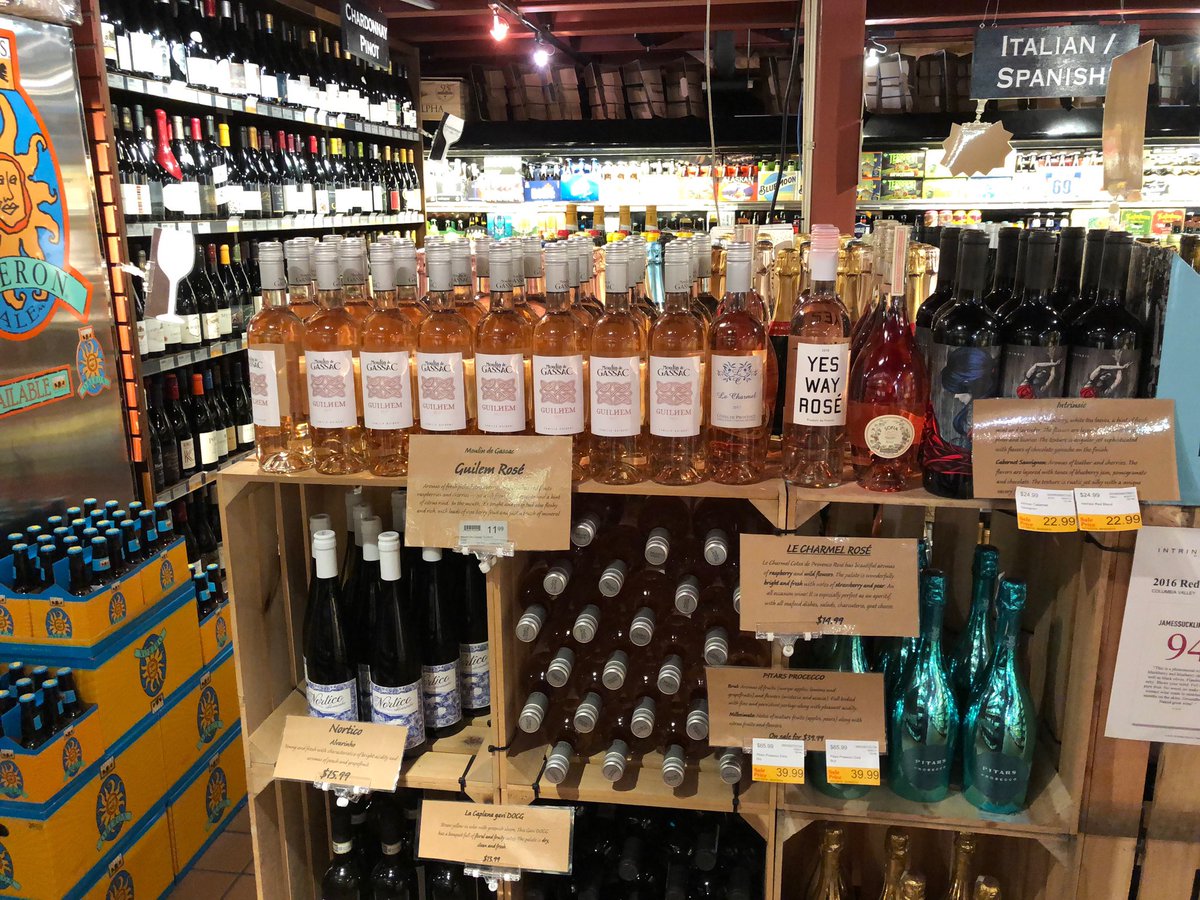 SOIFde's tweet photo. More Guilhem Rosé standing ready for #sunshine and #happiness. @Papajoesmarket 

#drink #french #wine #rosé #michigan #birmingham #thirstythursday #weekend #dinner #drinks #happyhour https://t.co/4WW6rCAhDs
