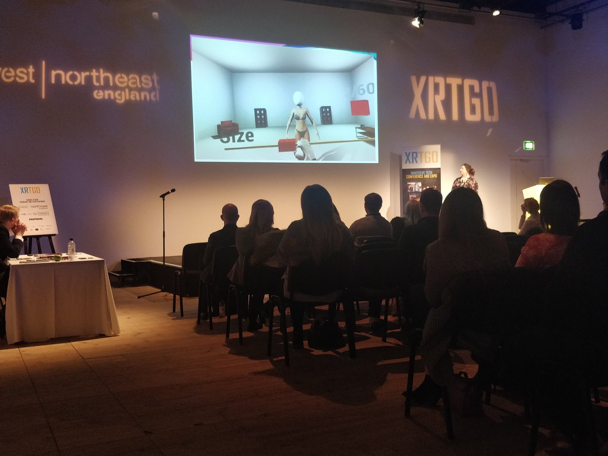 Fascinating to hear how #VR can be used to investigate perception of body size and shape!