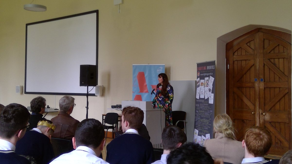 yesthewholebook's tweet photo. A quite brilliant event as part of @DublinCityUni's Anam festival. Powerful reading from the remarkable Melatu Uche Okorie and a selection of short stories by young writers participating in Fighting Words programmes @DaireKeogh @annelooney @DCUSchoolofEng @FightingWordsIE https://t.co/OX1DVgiFK0