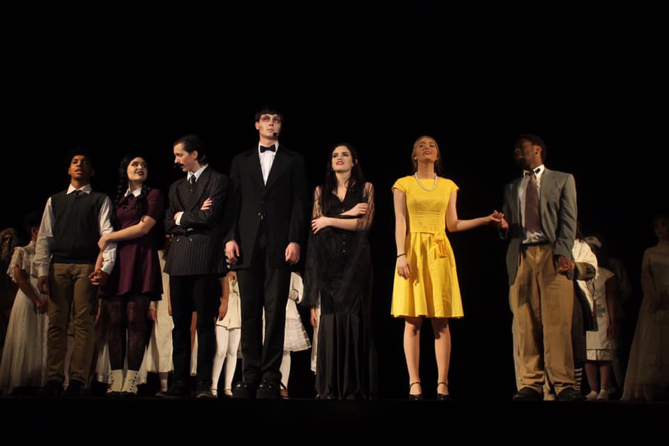 PageDramaFans's tweet photo. What an AMAZING show last night! Don’t miss your chance to see this incredible performance by this talented cast! Show starts at 7pm tonight and tomorrow night! @PagePlaymakers @PiratesPage 
#pageplaymakers #twomorenights #addamsfamilythemusical https://t.co/Y3sjZJ86cQ