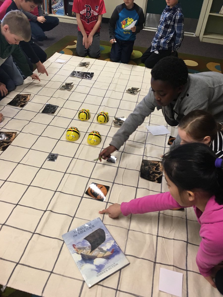 Get Theseus out of the labyrinth! #minotaur #Greekmyths #beebots