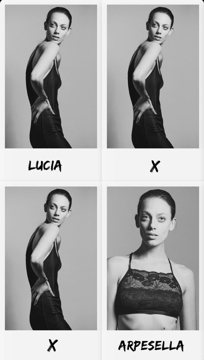 Lucia x Arpesella
#model #test
