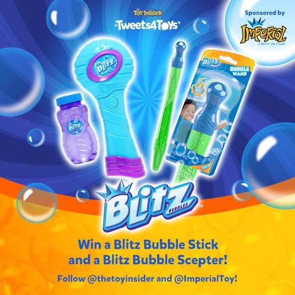 Bubbles are better with friends! Tag three of your besties for a chance to win a prize pack from <a href="/ImperialToy/">Imperial Toy</a>! #tweets4toys #BlitzBubbleParty