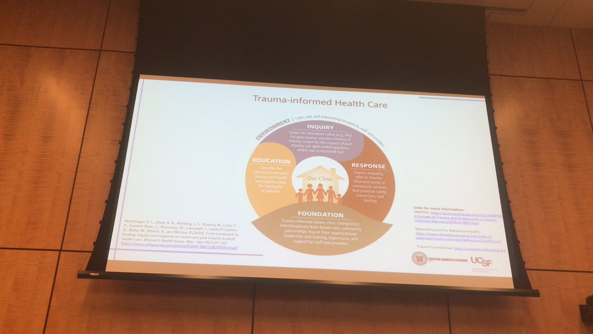 We cannot ignore the impact of trauma on health. Trauma is not outside of healthcare and is a fundamental responsibility of the delivery of healthcare. Edward Machtinger. #SeriousIllnessCareNASEM