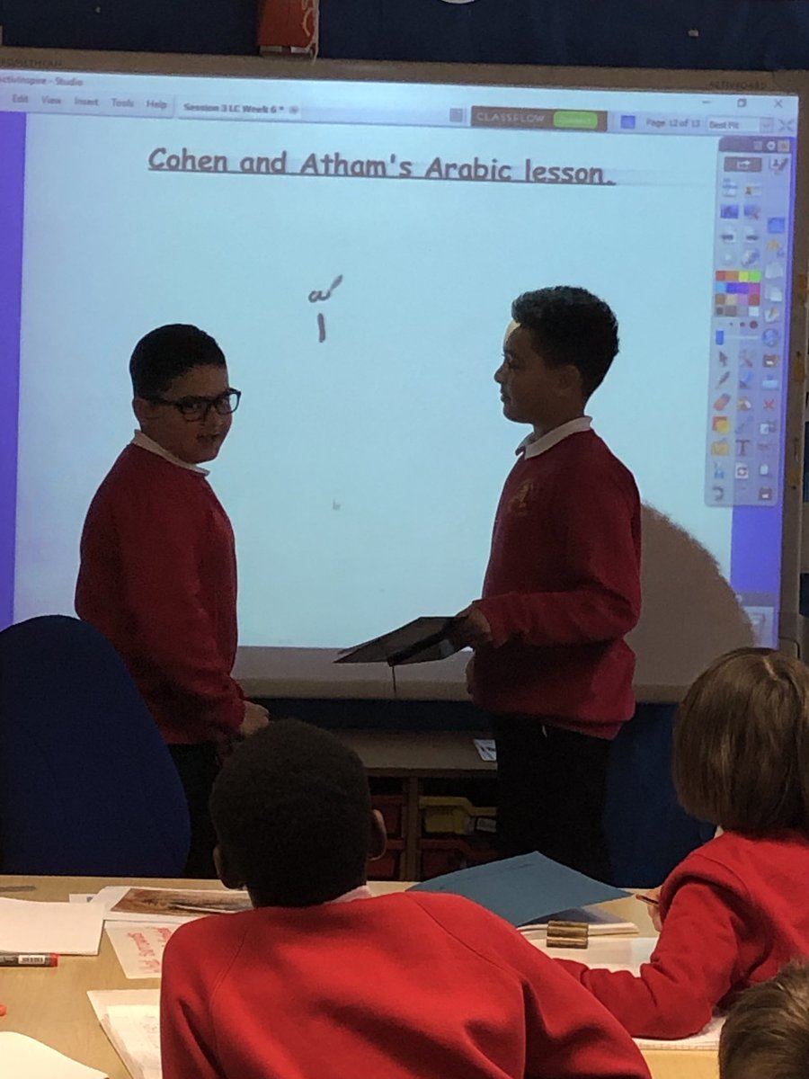 year3andphase's tweet photo. Today we have been looking at primary and secondary sources within the Golden age of Islam! 2 children then taught the rest of the class how to translate English letters into Arabic!! The children have retained so much information!! Really chuffed! @NorthManorAcad #FIDES https://t.co/tHXmJXZnkK