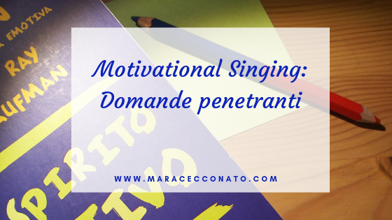 Mara_Cek's tweet photo. Motivational Singing: Domande penetranti https://t.co/0h0y9eapP3 https://t.co/pxlAIciDqd