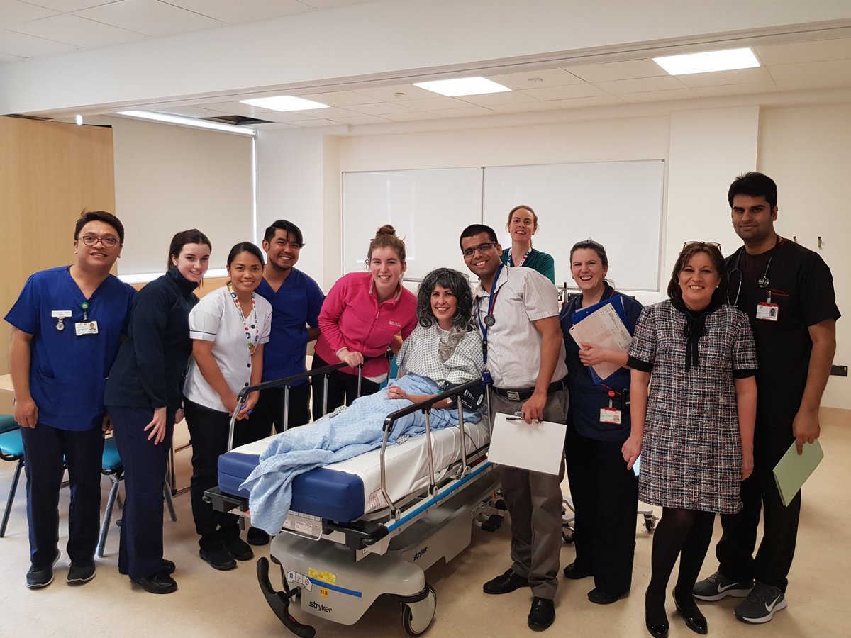 team_stroke's tweet photo. Great learning for all (including us!) in the stroke sim today. Hopefully this gives them more confidence in facing a real one! https://t.co/JCUEcVn9UG