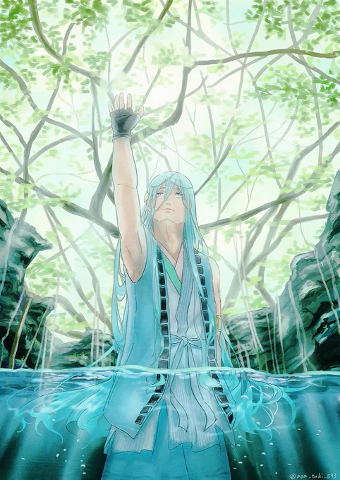#自然と生きる刀剣男士 
すごい好きなので再掲でお邪魔。 