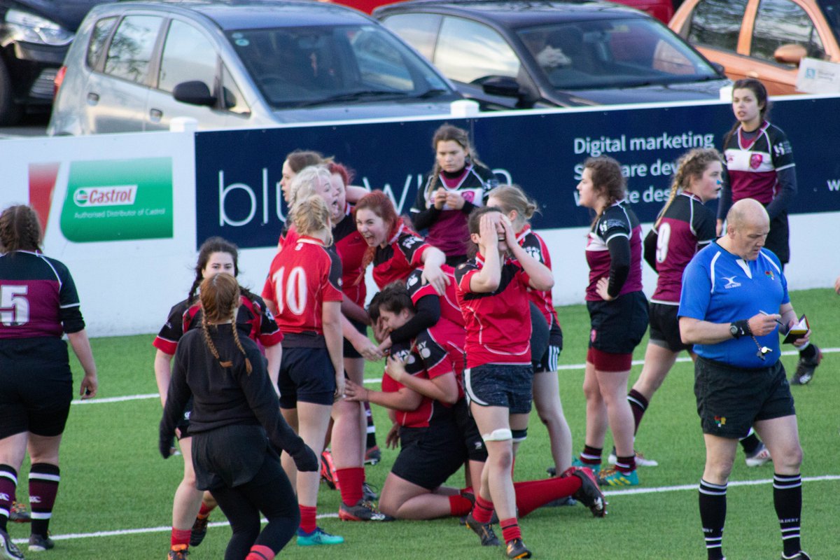 UCLanSU's tweet photo. When you're seconds away from scoring the winning try... ๐๐ We're still absolutely buzzing for @UCLanWomenRugby who've not only won the #BUCSConferenceCup but also went undefeated in their league and of course helped the #RedAndBlackArmy with a win at Varsity 2019! https://t.co/CufoGLRtrp