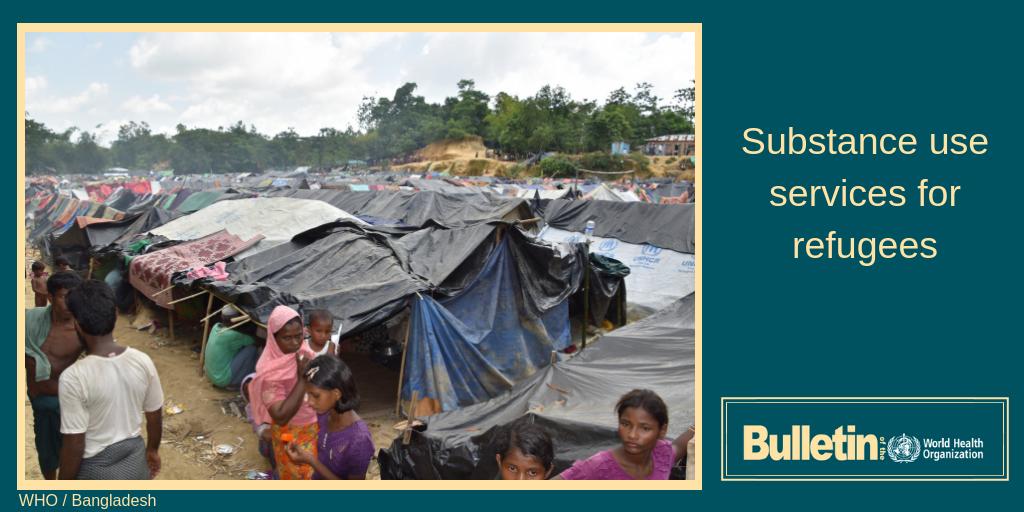 WHOBulletin's tweet photo. M Claire Greene et al. note a lack of attention to #substanceuse #disorders in #refugee populations https://t.co/WckVxf85AE https://t.co/RwSUK29LCa