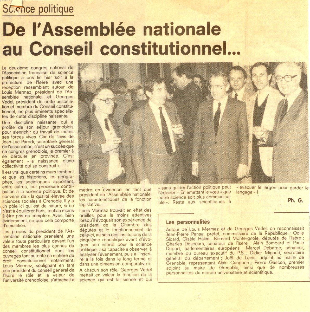 AnneAvy's tweet photo. #70ansAFSP 1984 soit 35 ans après sa création...la science politique est une discipline naissante...et 35 ans après 1984 ?! https://t.co/gqXnpJRKqQ
