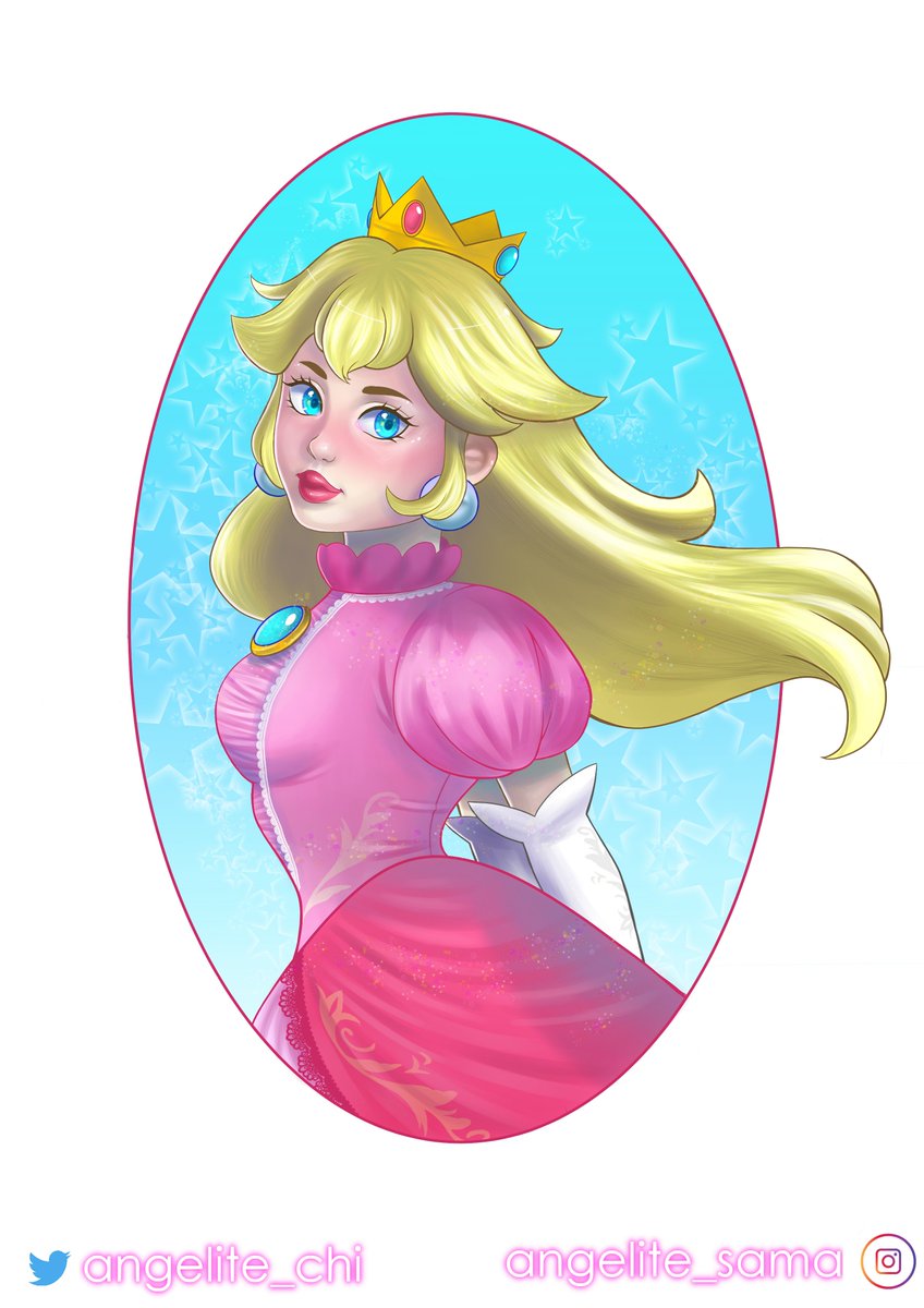 My take on #PrincessToadstool #Peach from #SuperMario @NintendoFrance 
La prochaine sera donc sa meilleure amie, Daisy ! 

Reference used : official artwork from Nintendo here : vignette.wikia.nocookie.net/mario/images/a…