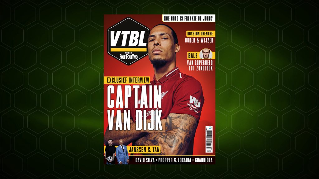 Vanwege een frisse en nu al innige samenwerking met <a href="/vtbl/">VTBL ⚽</a> zijn we twitter-technisch nu te volgen op het account van <a href="/vtbl/">VTBL ⚽</a>. Het eerste blad dat we samen maakten, is overigens een pareltje. Kijk maar naar de trotse blik van ons covermodel <a href="/VirgilvDijk/">Virgil van Dijk</a>