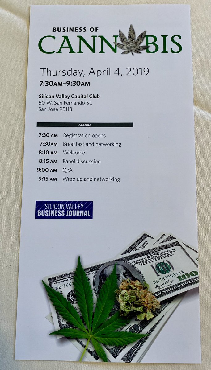Robert Robledo (@svbizrobert) on Twitter photo Here for <a href="/svbizjournal/">Silicon Valley Business Journal</a> Business of Cannabis event this morning. Join the conversation #SVBJ and still time to attend. Here for <a href="/svbizjournal/">Silicon Valley Business Journal</a> Business of Cannabis event this morning. Join the conversation #SVBJ and still time to attend.