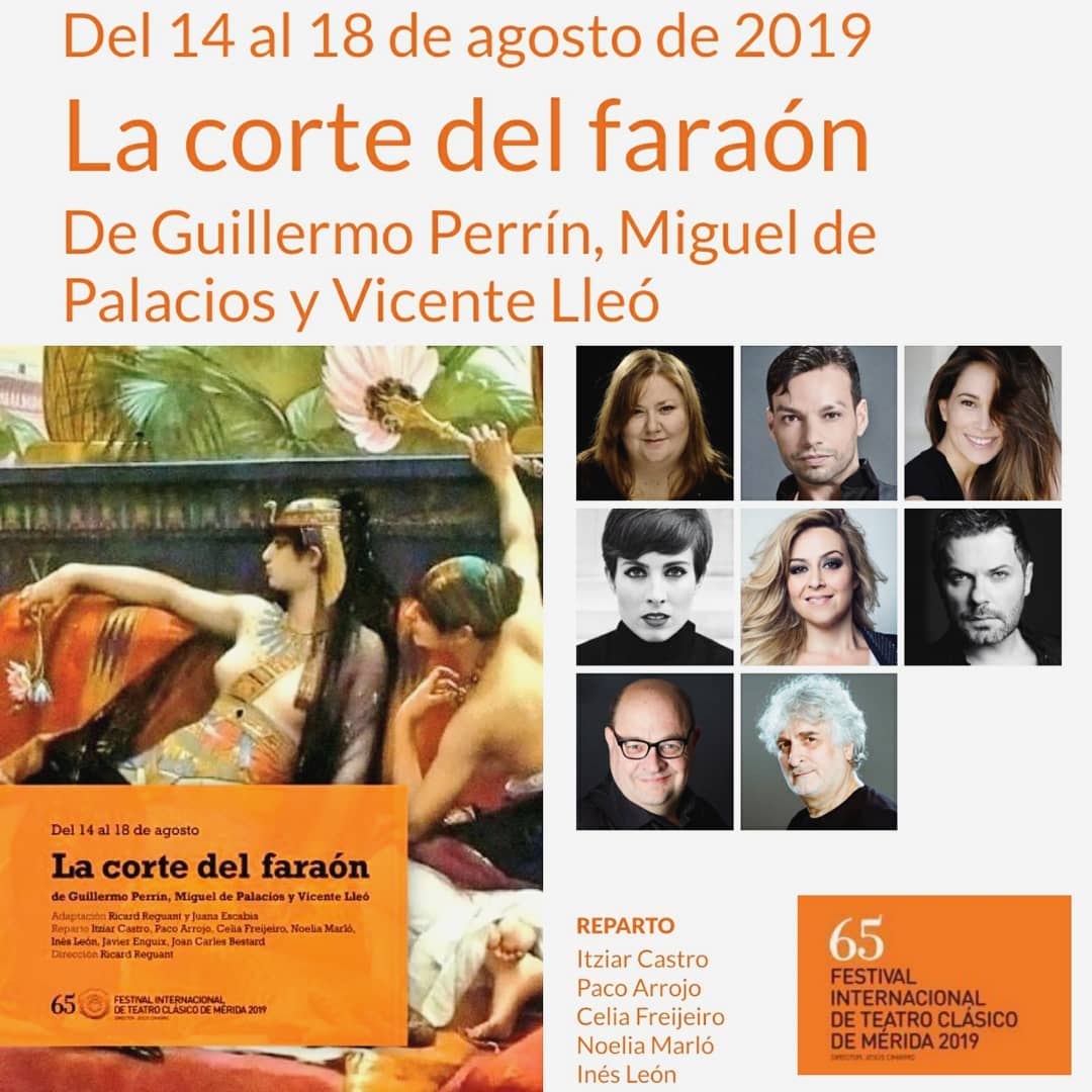 RuthFrancoManag's tweet photo. Hoy se ha presentado ante medios que #CeliaFreijeiro este año estará en la #65edicion del @Festival_Merida con la obra #LaCortedelFaraon. Del 14 al 18 de agosto en el #TeatroMérida 🎭 @CeliaFreijeiro https://t.co/2YqCziNqvm  #festivaldemérida https://t.co/8CAxwmeHgM