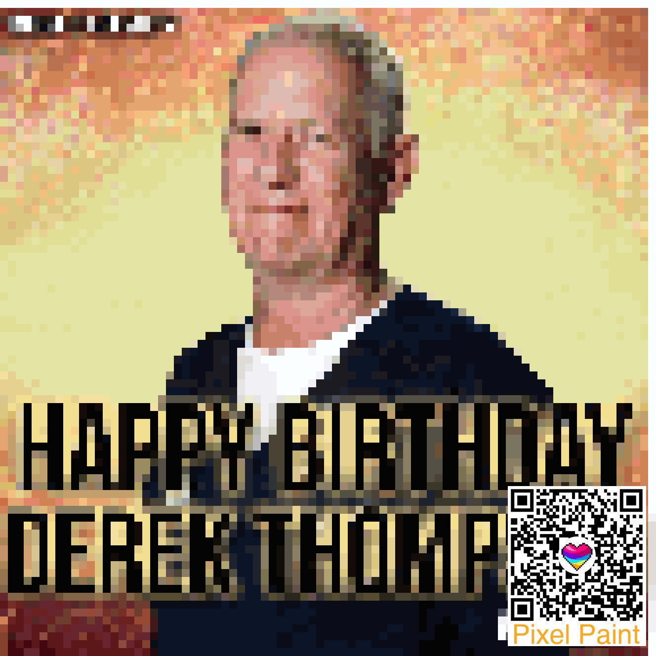 Happy Birthday Derek Thompson I hope you have a lovely day   Xx 