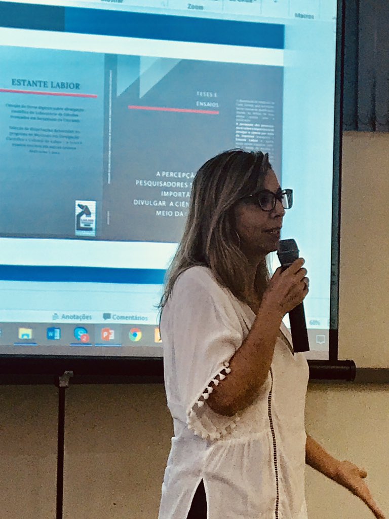 germanabarata's tweet image. Carla Gomes, assessora de imprensa do IAC, apresenta resultados de seu mestrado agora transformado em livro sobre a percepção de cientistas sobre a #divulgacaocientifica. Coleção Estante Virtual será disponibilizada online em #acessoaberto #Labjor #scicomm @unicampoficial